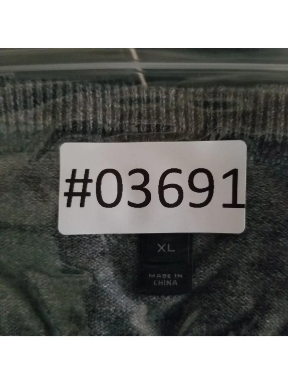 J. Crew Sweater Mens XL Black Label Gray 100% Cotton Crew Neck Pullover